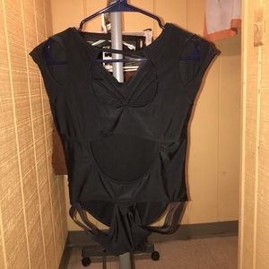 Body suit black, small